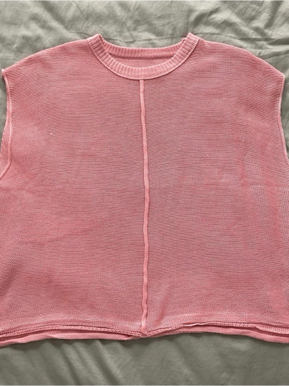 SHEIN Blush Pink Knit Sleeveless Tank